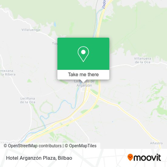 Hotel Arganzón Plaza map