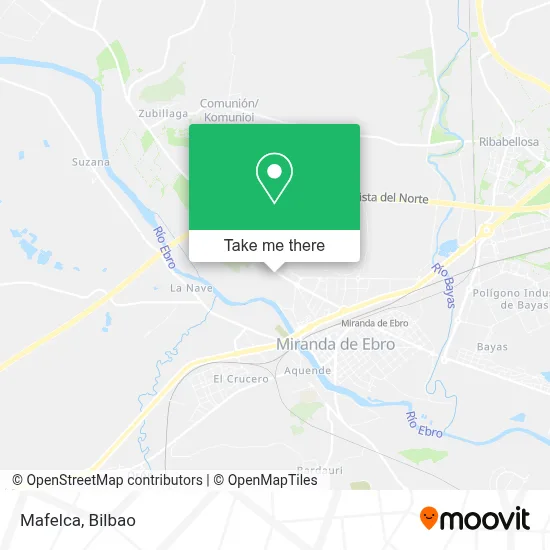 Mafelca map