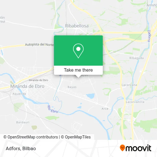 Adfors map