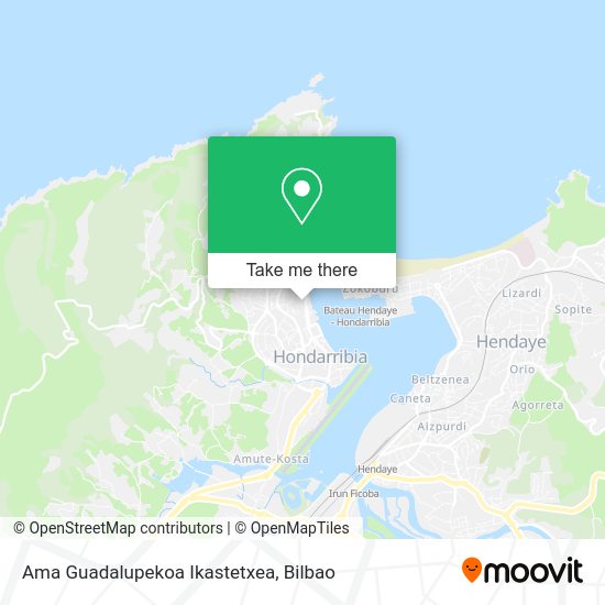 Ama Guadalupekoa Ikastetxea map