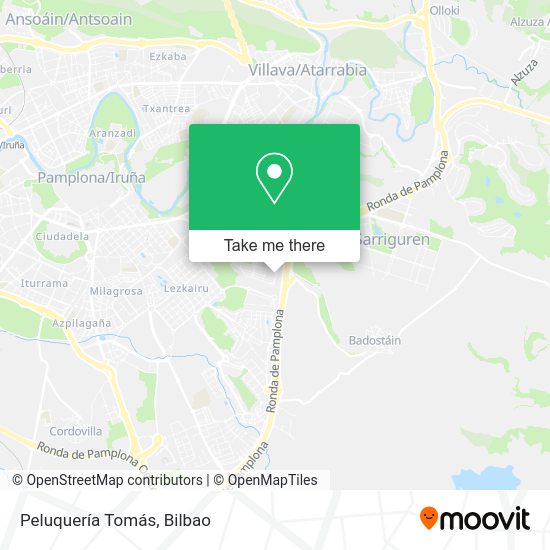Peluquería Tomás map