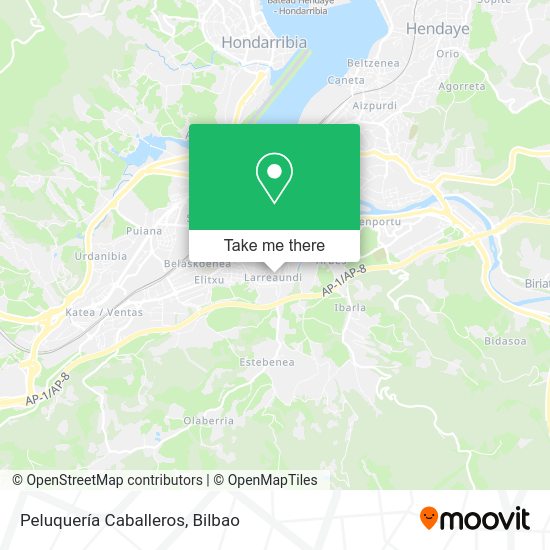 Peluquería Caballeros map