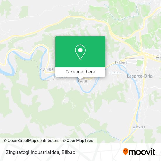 Zingirategi Industrialdea map