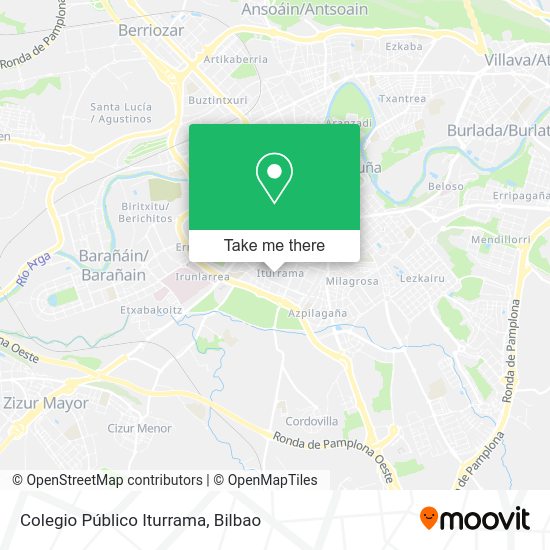 Colegio Público Iturrama map