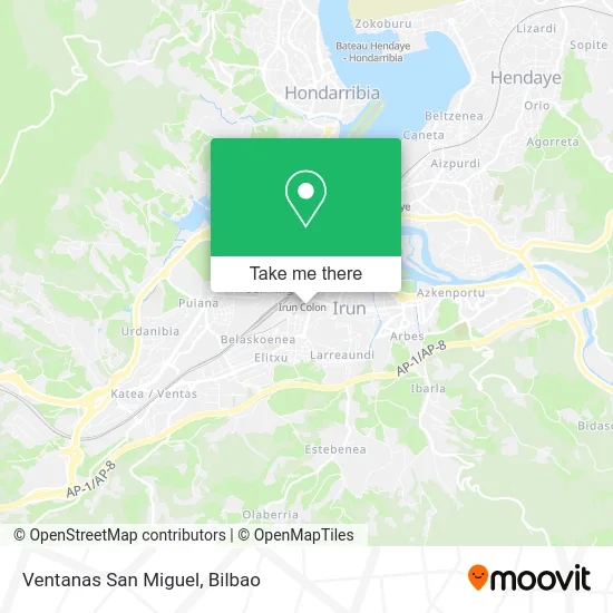 mapa Ventanas San Miguel