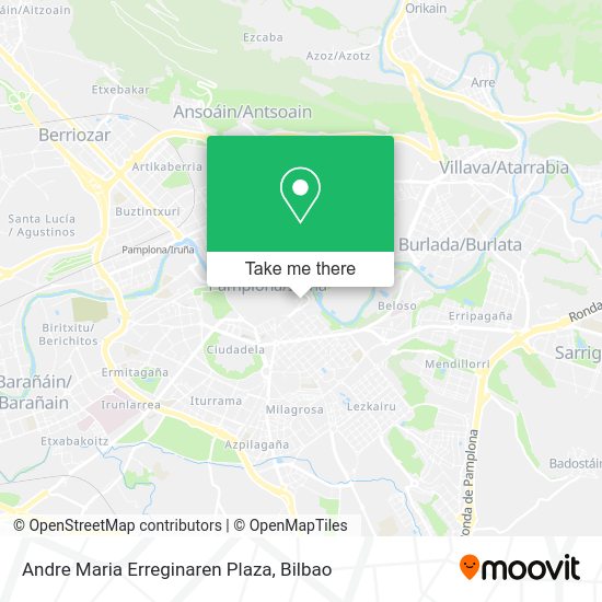 Andre Maria Erreginaren Plaza map