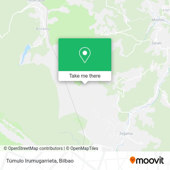 Túmulo Irumugarrieta map