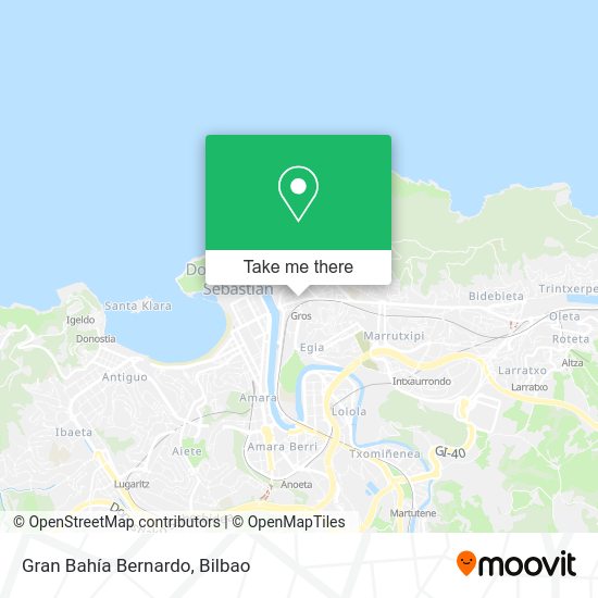 Gran Bahía Bernardo map