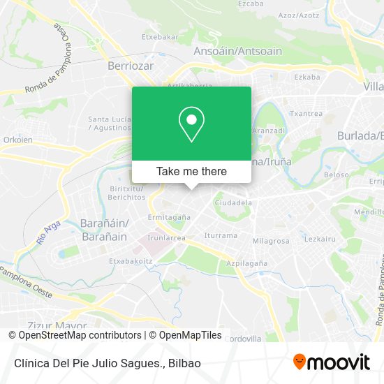 Clínica Del Pie Julio Sagues. map