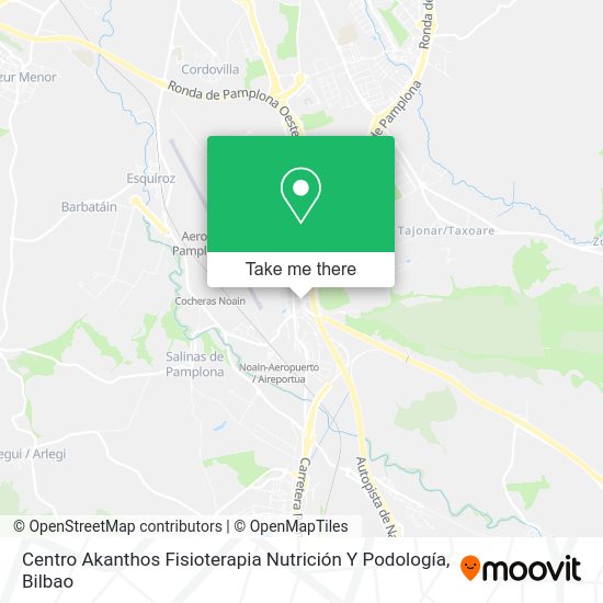 Centro Akanthos Fisioterapia Nutrición Y Podología map