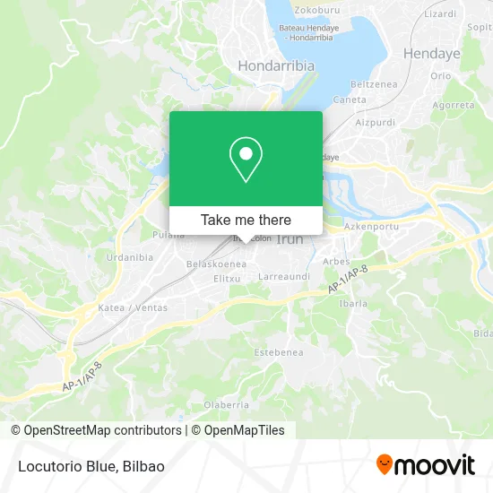 Locutorio Blue map