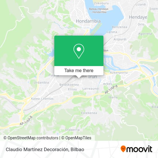 Claudio Martínez Decoración map