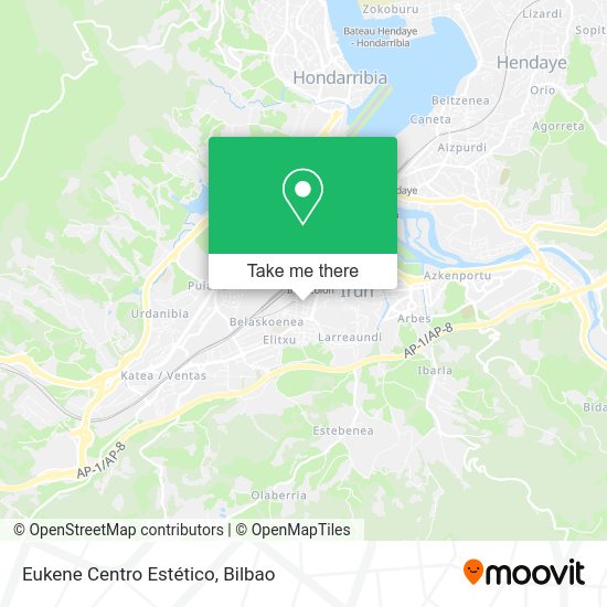 Eukene Centro Estético map