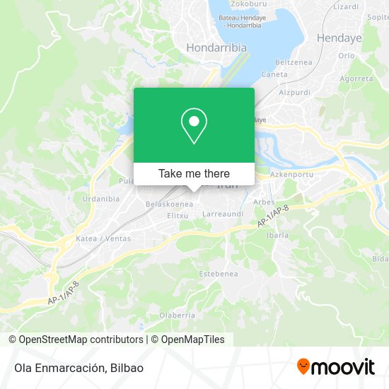 Ola Enmarcación map