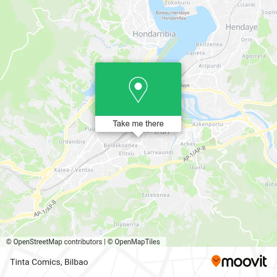 Tinta Comics map
