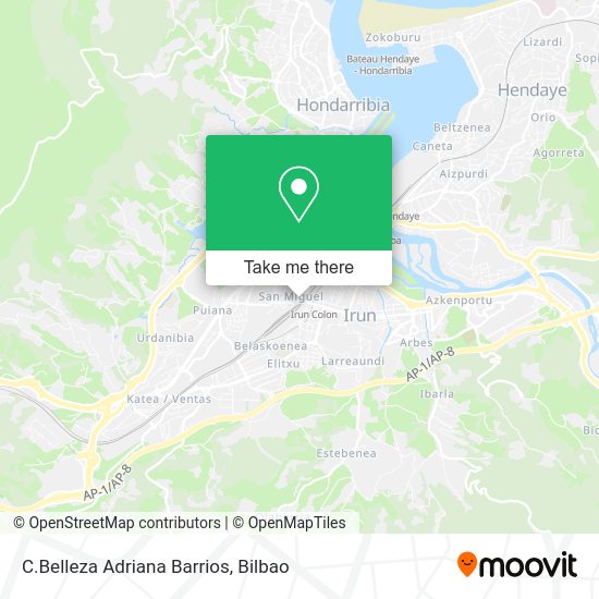 C.Belleza Adriana Barrios map