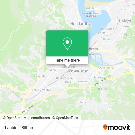 Lanbide map