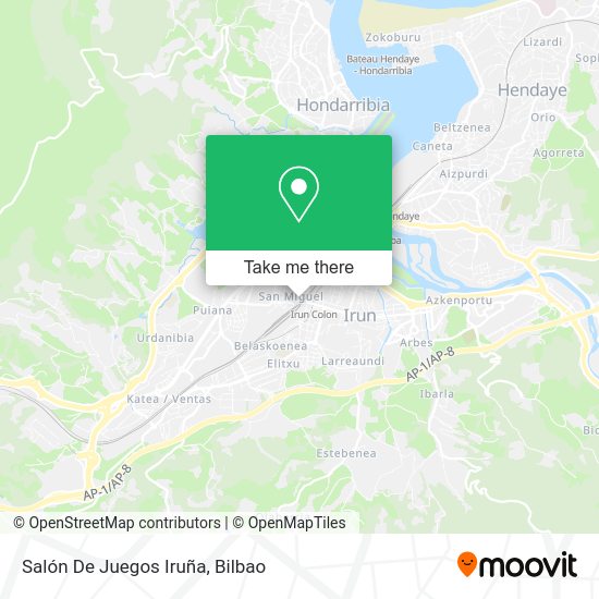 Salón De Juegos Iruña map