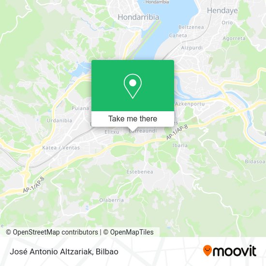 José Antonio Altzariak map