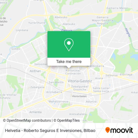 Helvetia - Roberto Seguros E Inversiones map
