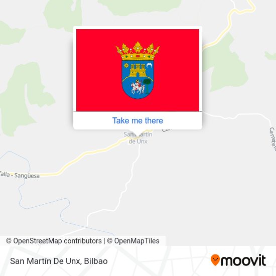 San Martín De Unx map
