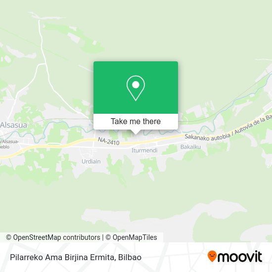 Pilarreko Ama Birjina Ermita map