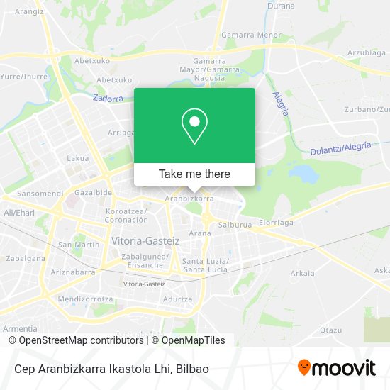 Cep Aranbizkarra Ikastola Lhi map