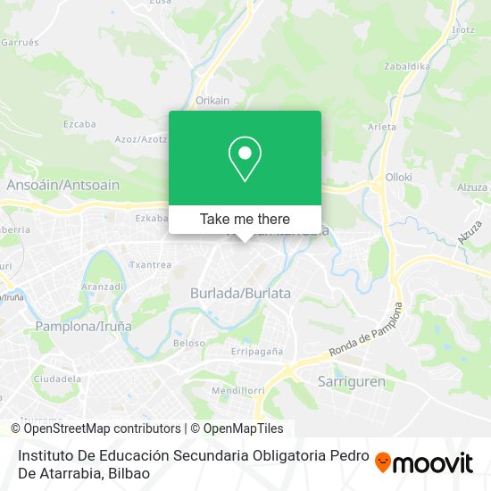 Instituto De Educación Secundaria Obligatoria Pedro De Atarrabia map
