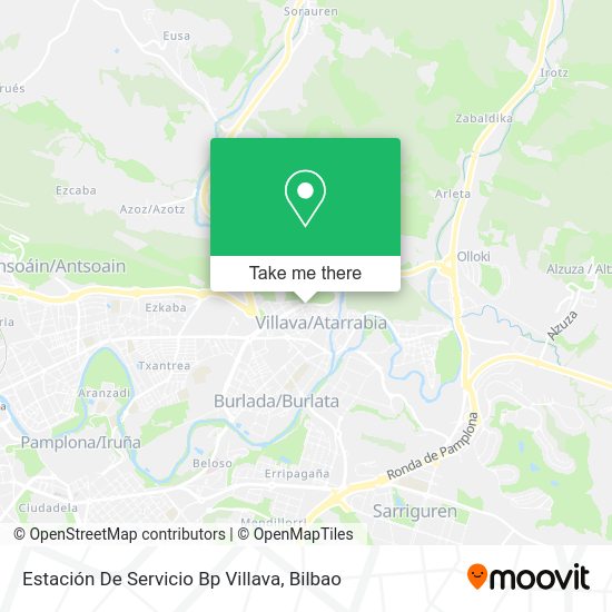 Estación De Servicio Bp Villava map