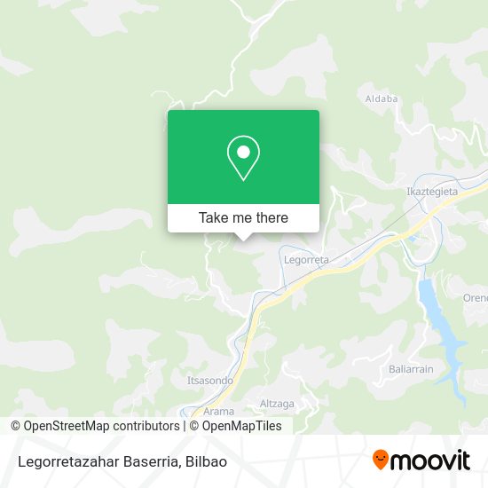 Legorretazahar Baserria map
