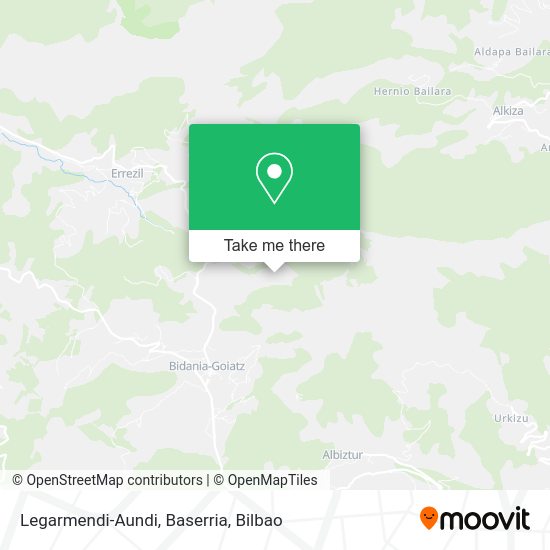 Legarmendi-Aundi, Baserria map