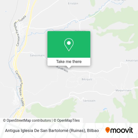 Antigua Iglesia De San Bartolomé (Ruinas) map