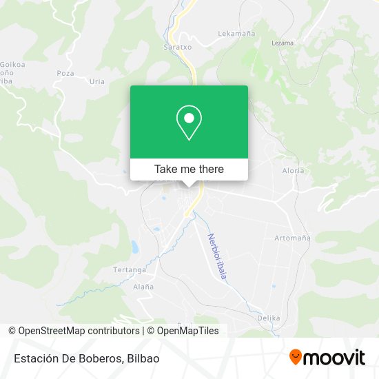 Estación De Boberos map