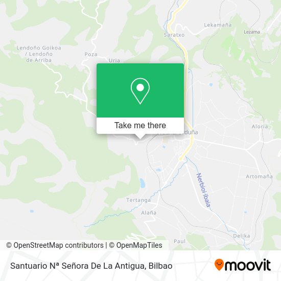 Santuario Nª Señora De La Antigua map