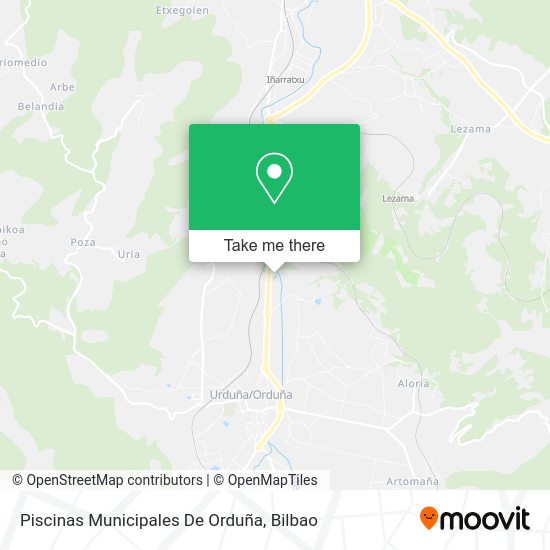 Piscinas Municipales De Orduña map