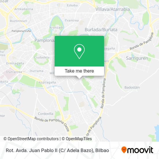 Rot. Avda. Juan Pablo II (C/ Adela Bazo) map