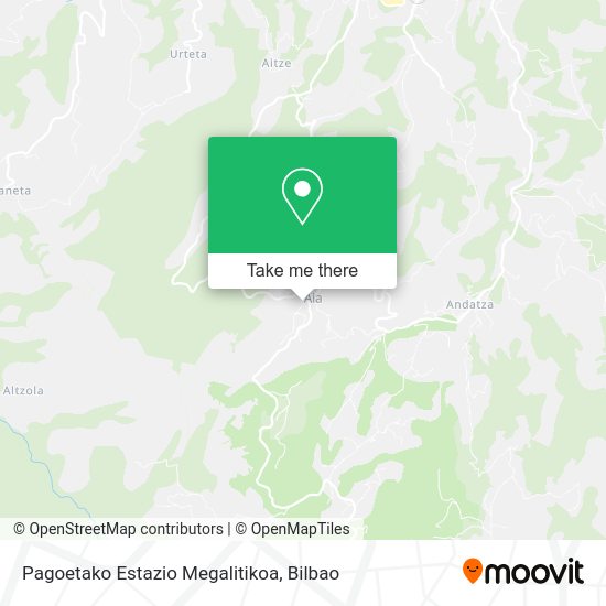 Pagoetako Estazio Megalitikoa map