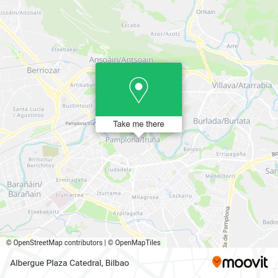 Albergue Plaza Catedral map