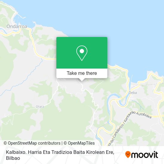 Kalbaixo. Harria Eta Tradizioa Baita Kirolean Ere map