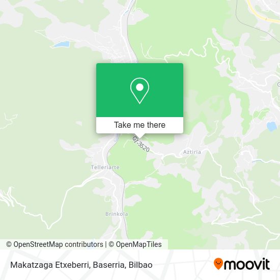 Makatzaga Etxeberri, Baserria map