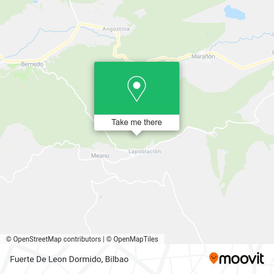 Fuerte De Leon Dormido map