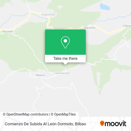 Comienzo De Subida Al León Dormido map