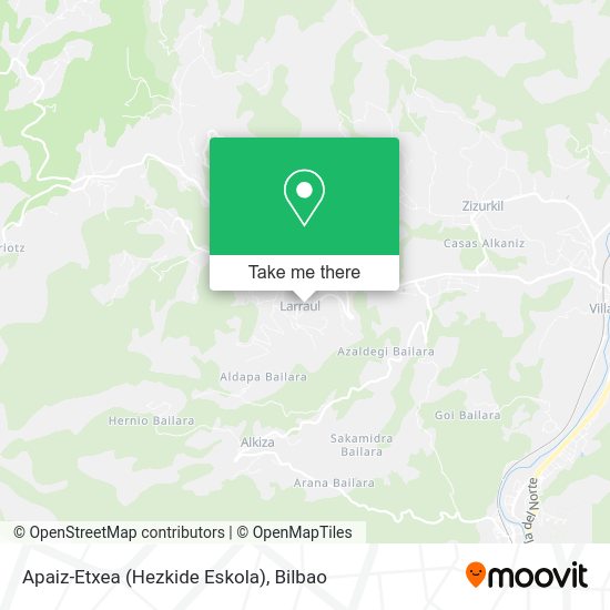 Apaiz-Etxea (Hezkide Eskola) map