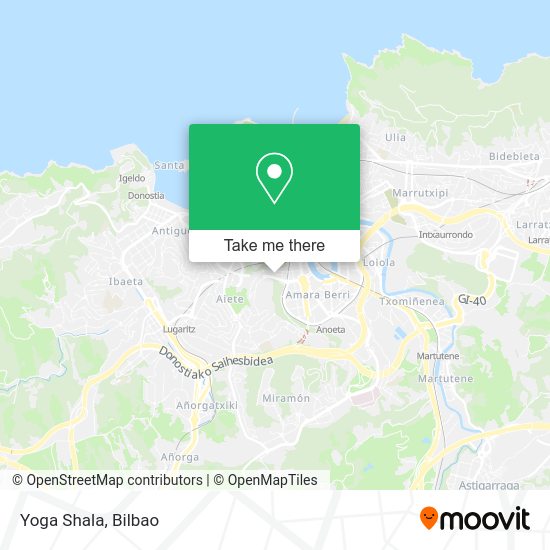 Yoga Shala map