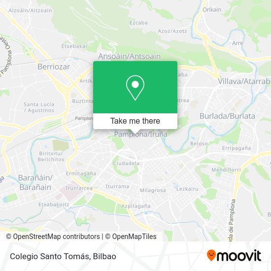 Colegio Santo Tomás map