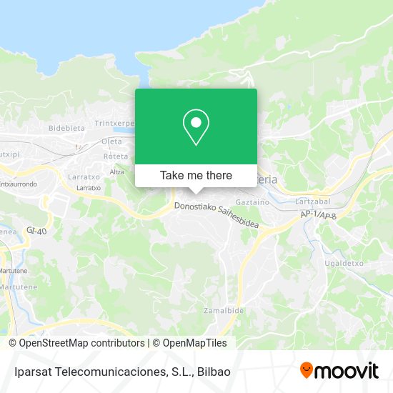 Iparsat Telecomunicaciones, S.L. map