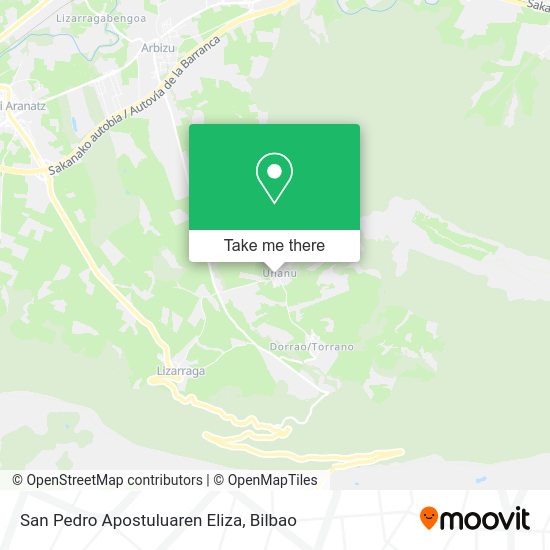 San Pedro Apostuluaren Eliza map