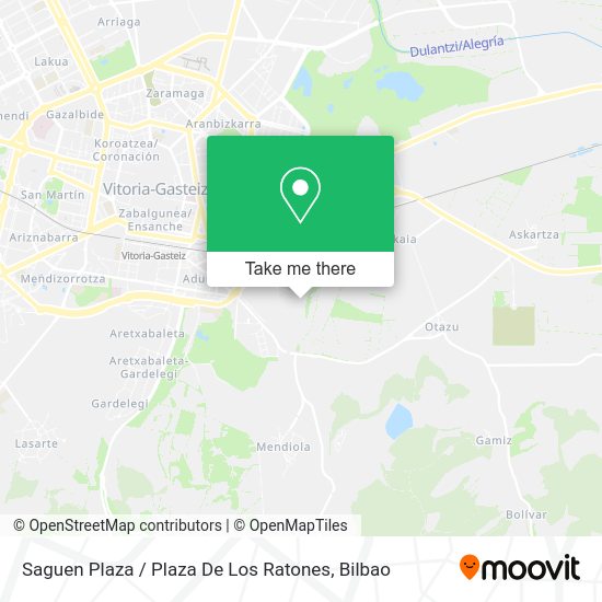 Saguen Plaza / Plaza De Los Ratones map