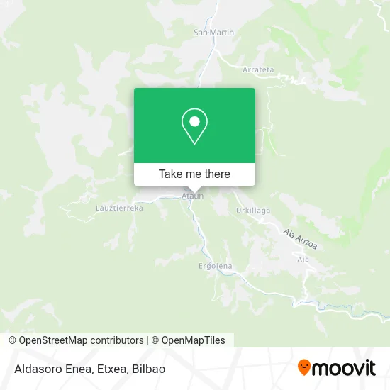 Aldasoro Enea, Etxea map