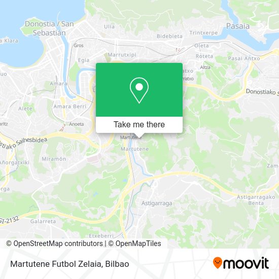 Martutene Futbol Zelaia map